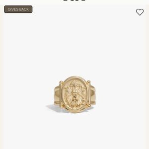 Gold Awe Inspired Lilith Signet Ring